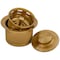Ruvati Extended Garbage Disposal Flange with Deep Basket and Stopper Brushed Gold Satin Brass RVA1052GG - alternate 1